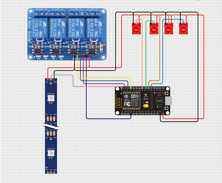 Circuit Diagram of ESP8266 Circuit Diagram of ESP8266