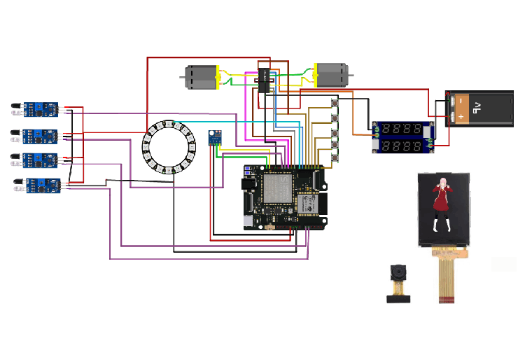 Schematics of Smart Desk Bot Schematics of Smart Desk Bot