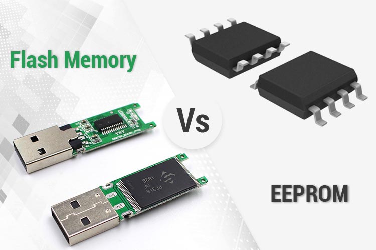 Flash Memory Vs EEPROM Difference Between Flash Memory and EEPROM