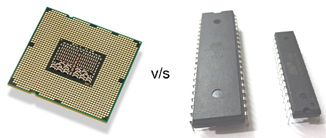 What is the difference between microprocessor and microcontroller? What is the difference between microprocessor and microcontroller?