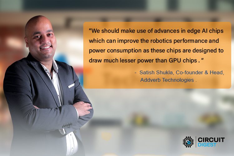 Satish Shukla, Co-founder & Head, Addverb Technologies Satish Shukla, Co-founder & Head, Addverb Technologies