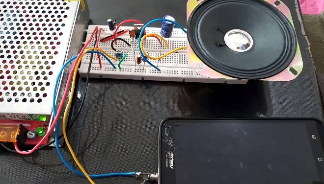 14watt Subwoofer Amplifier Circuit Using IC TDA2030