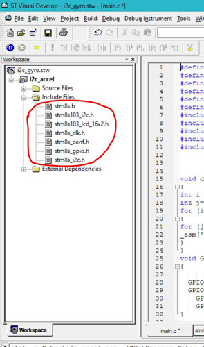 I2C on STM8S