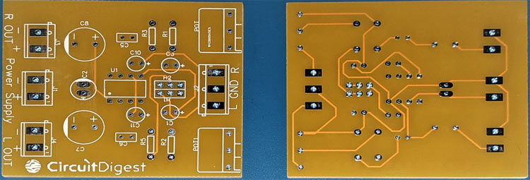 TDA2822 PCB Board 