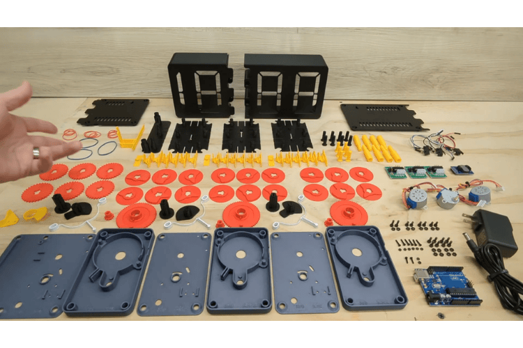 7 Segment Clock Components
