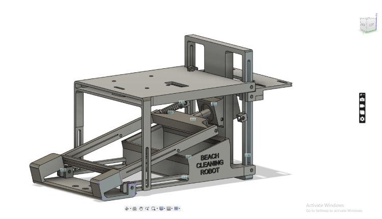 Complete Mechanical Design Beach Robot