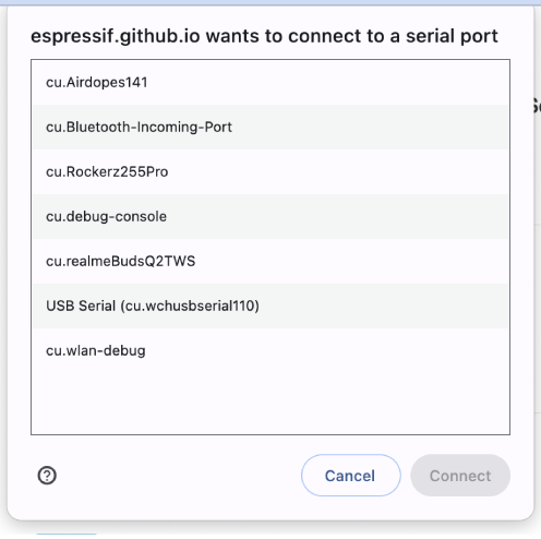 LiteWing Drone Connected to a PC for Firmware Flashing