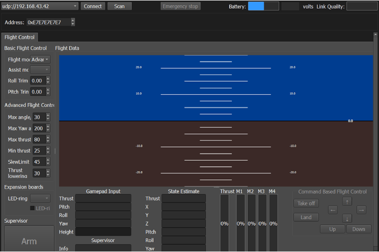 cfClient Interface for LiteWing