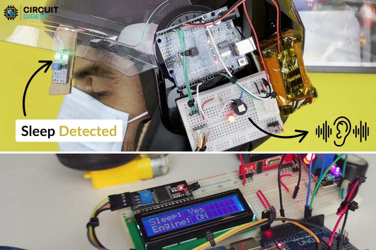 Sleep Detection By Smart Safety Helmet