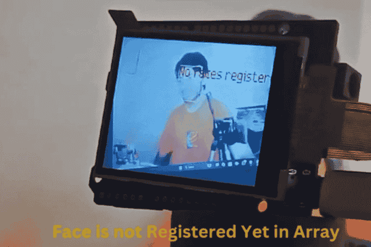 AIOT Security System Demonstration Face Not Registered