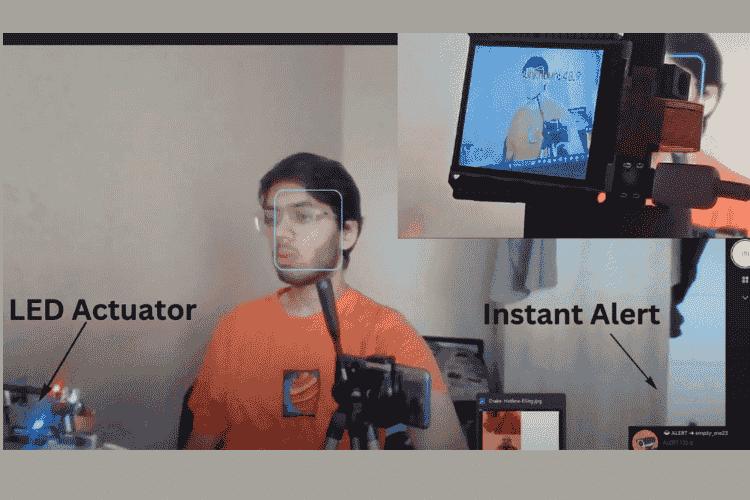 AIOT Security System Demonstration LED Actuator