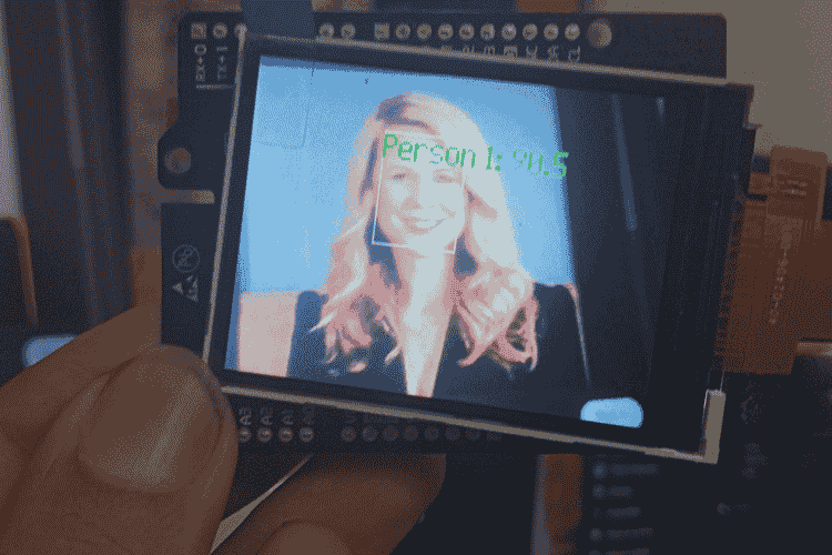 AIOT Security System Demonstration Face Registered