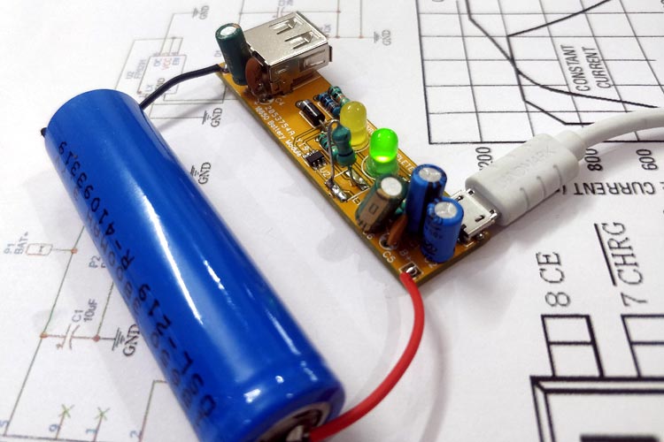 18650 Lithium Battery Charger and Booster Module 18650 Lithium Battery Charger & Booster Module