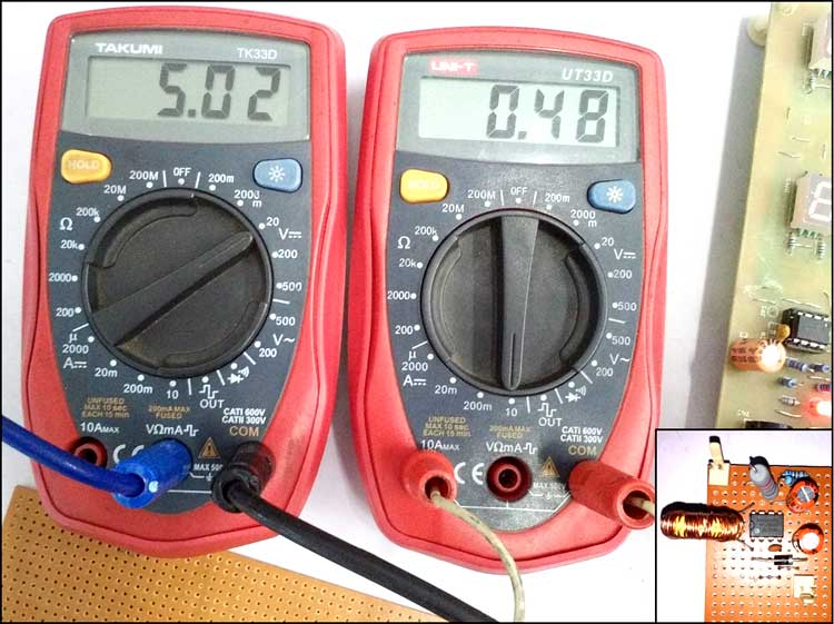 3.7V to 5V Boost Converter Circuit using MC34063 3.7V to 5V Boost Converter Circuit using MC34063
