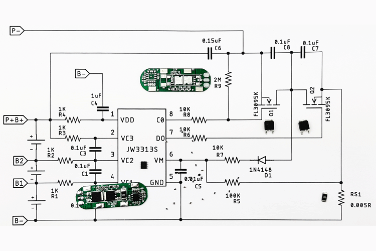 3S, 6A Lithium Ion Battery Management and Protection Module 3S, 6A Lithium Ion Battery Management and Protection BMS Module