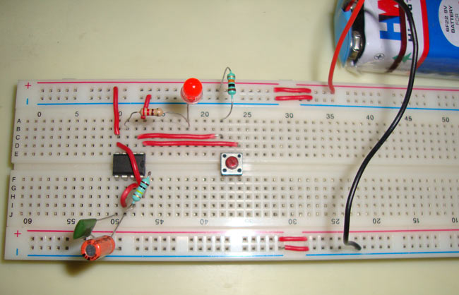 555 Timer Monostable Multivibrator Circuit 555 Timer Monostable Multivibrator Circuit