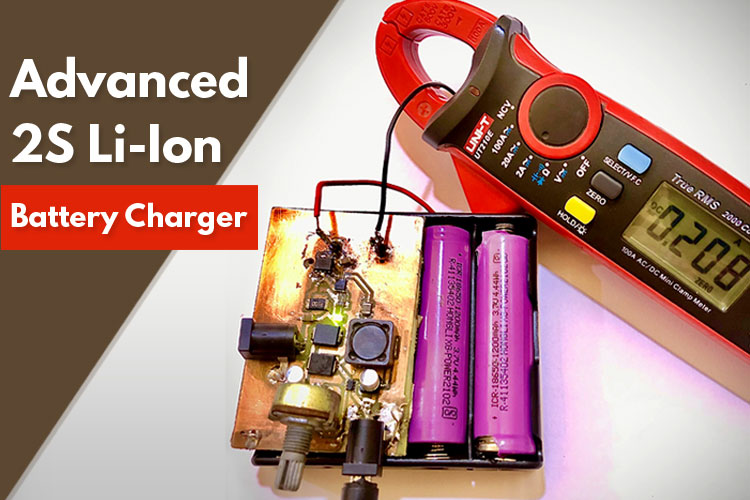 Advanced 2S Li-Ion/ Li-Po Battery Charger using MCP73844 IC Advanced 2S Li-Ion/ Li-Po Battery Charger using MCP73844 IC