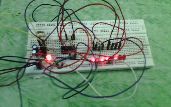 555 Timer based Binary Counter Circuit Diagram Binary Counter Circuit Diagram