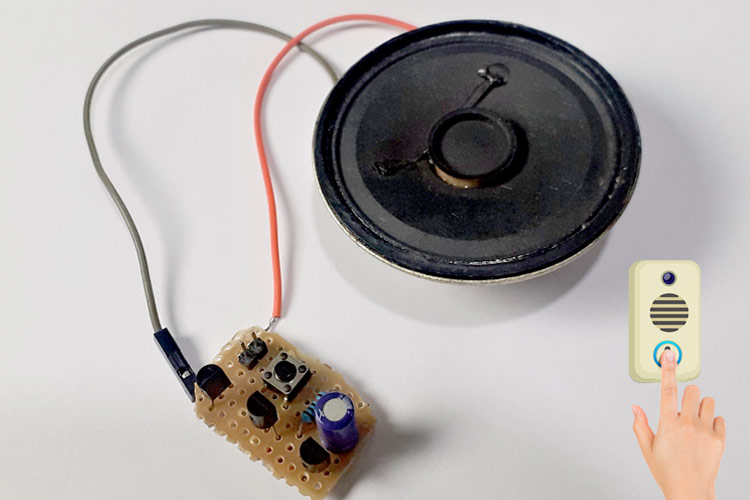 DIY Musical Doorbell Circuit using UM66T DIY Musical Doorbell Circuit using UM66T