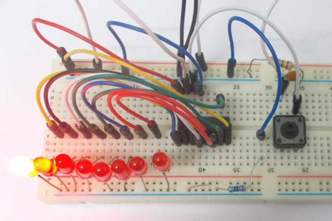 Decimal Counter Circuit using IC 4017 Decimal Counter Circuit using IC 4017