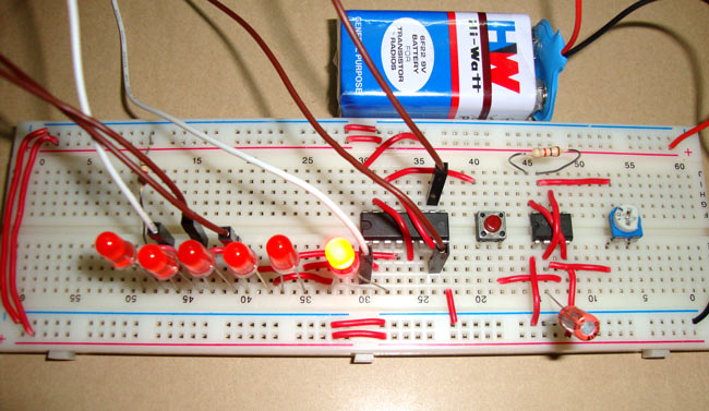 Digital Dice Circuit using 555 Timer IC Digital Dice Circuit using 555 Timer IC
