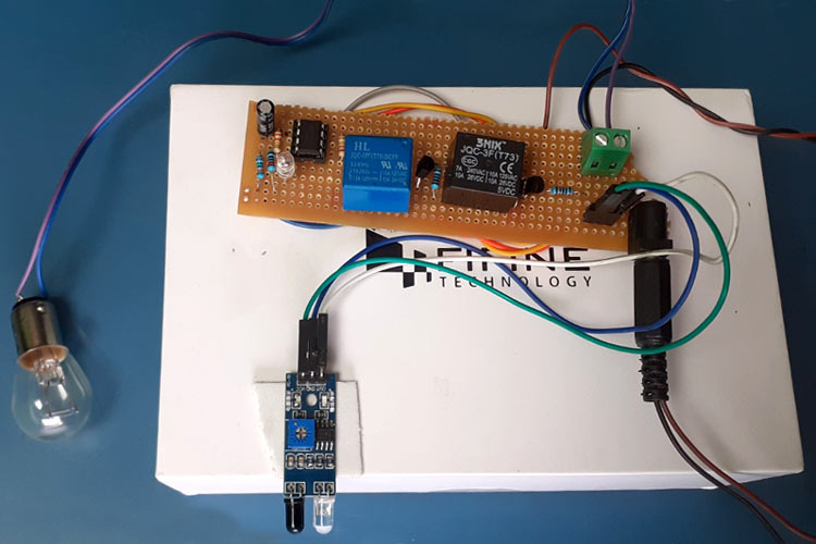 IR based Motion Detector Circuit IR based Motion Sensor Circuit using 555 Timer IC