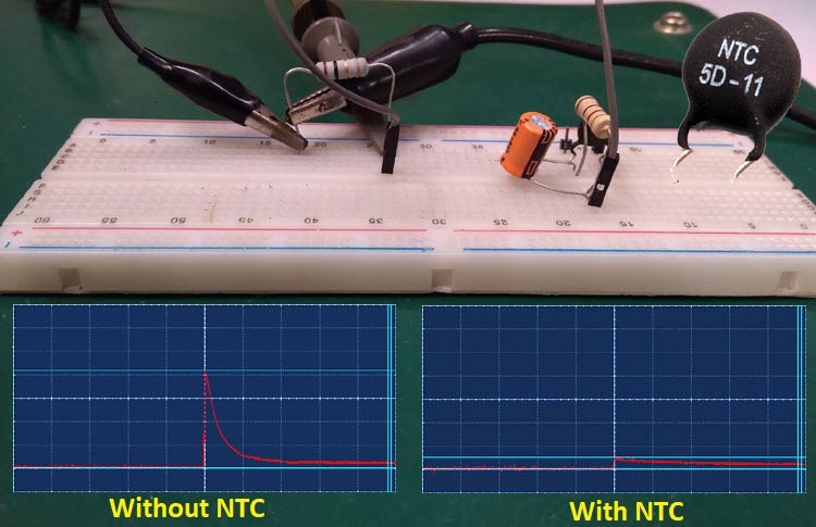 Inrush Current Limiting using NTC Thermistor Inrush Current Limiting using NTC Thermistor