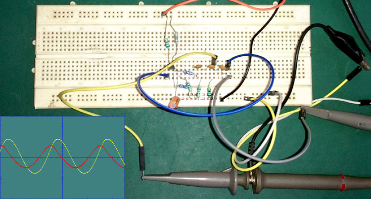 Phase Shift Oscillator Circuit Phase Shift Oscillator Circuit