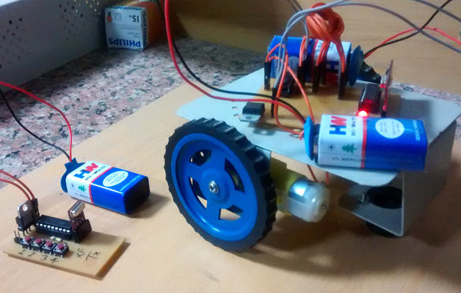 RF Controlled Robot without Microcontroller RF Controlled Robot without Microcontroller