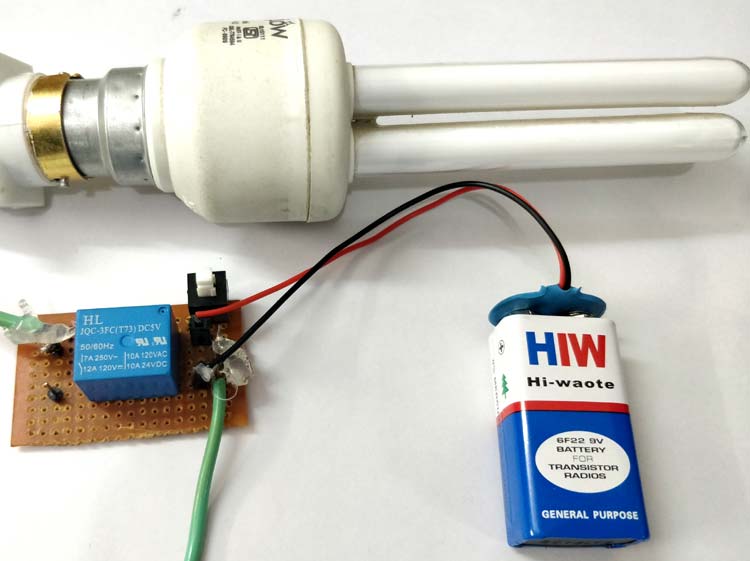 Simple Relay Switch Circuit Simple Relay Switch Circuit
