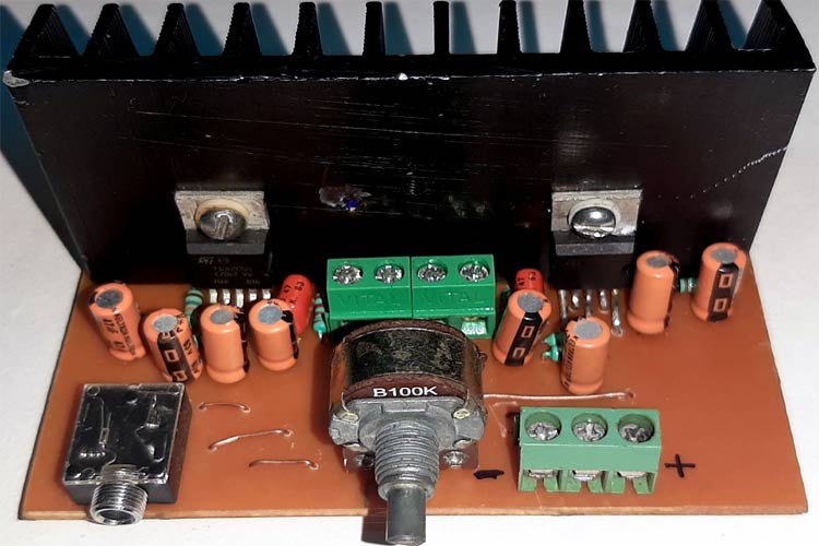 TDA2050 Amplifier Circuit Simple 2x32 Watt Audio Amplifier with TDA2050
