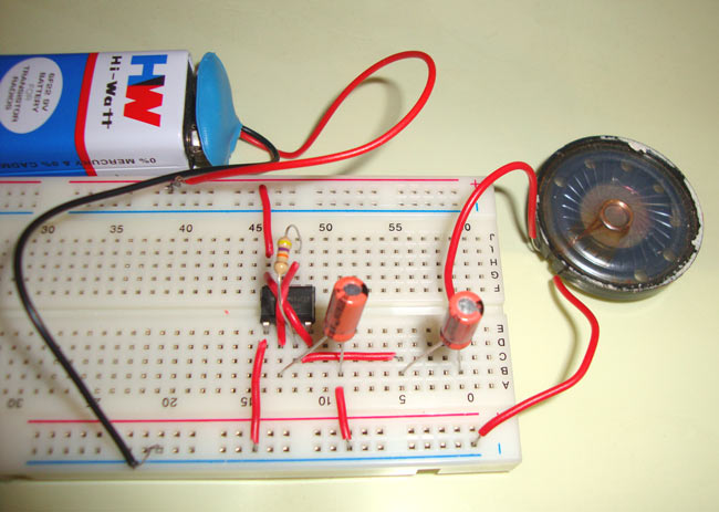 Ticking Sound Circuit using IC 555 Ticking Sound Circuit using IC 555