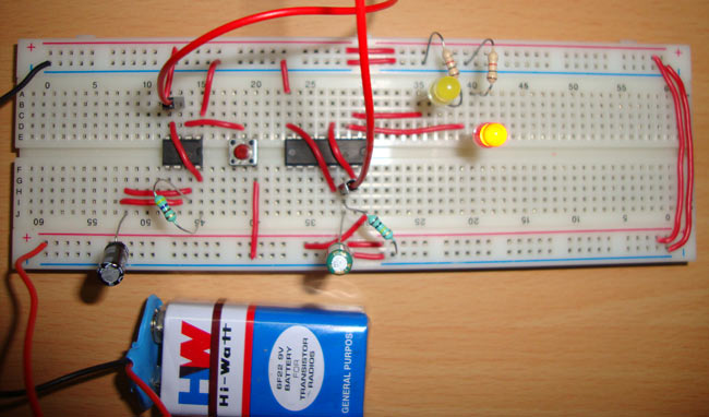 Toggle Switch Circuit using 555 Timer IC Toggle Switch Circuit using 555 Timer IC