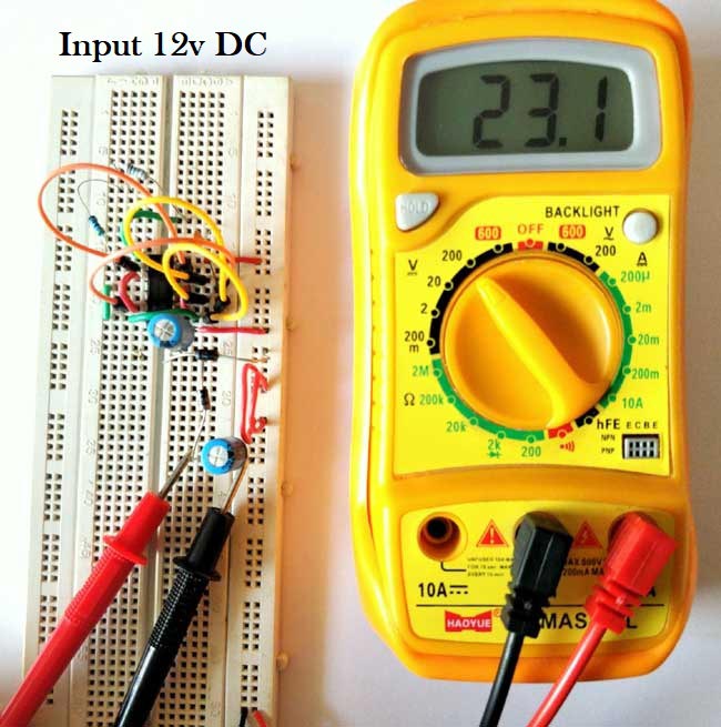 Voltage Doubler Circuit with 12v input voltage Voltage Doubler Circuit with 12v input voltage