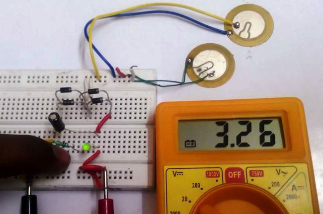 Generating Electricity using Piezoelectric Transducer Generating Electricity using Piezoelectric Transducer Circuit