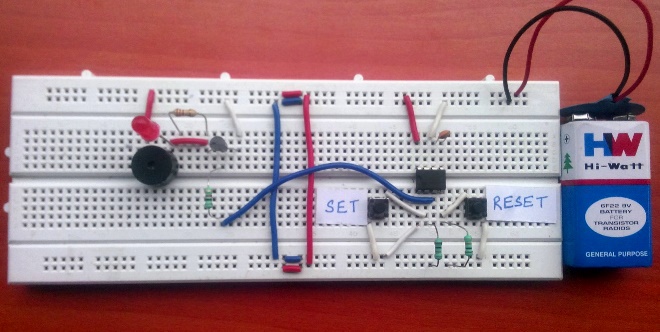 Panic Alarm Circuit using 555 Timer IC Panic Alarm Circuit using 555 Timer IC