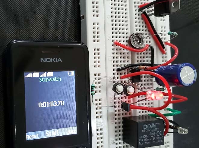 Simple Time Delay Circuit using 555 Timer Simple Time Delay Circuit using 555 Timer