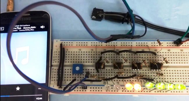 Simple VU Meter Circuit using LM358 Simple VU Meter Circuit using LM358