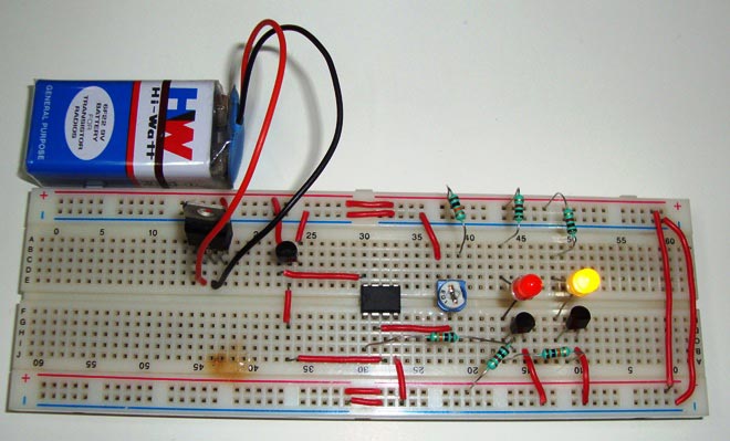 Temperature Controlled LEDs using LM35 Temperature Controlled LEDs using LM35