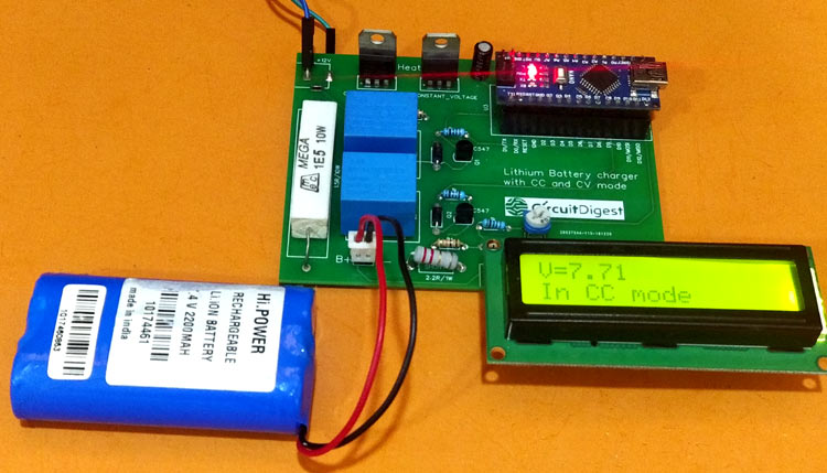 7.4V Two Step Lithium Battery Charger Circuit - CC and CV mode 7.4V Two Step Lithium Battery Charger Circuit - CC and CV mode