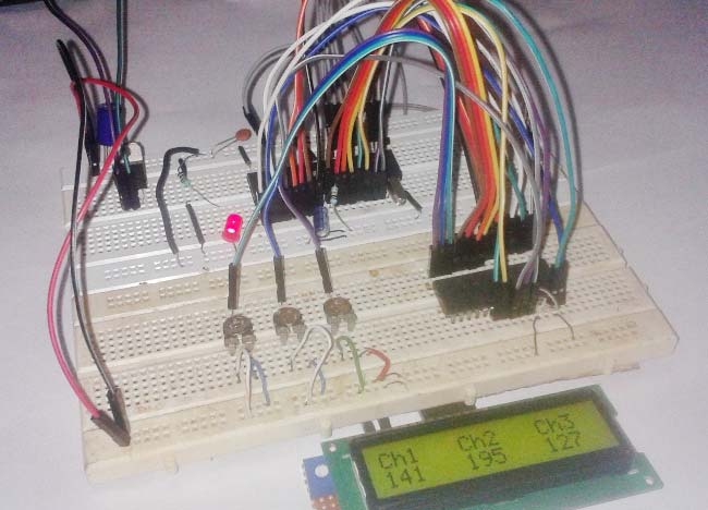 ADC0808 Interfacing with-8051 microcontroller ADC0808 Interfacing with-8051 microcontroller