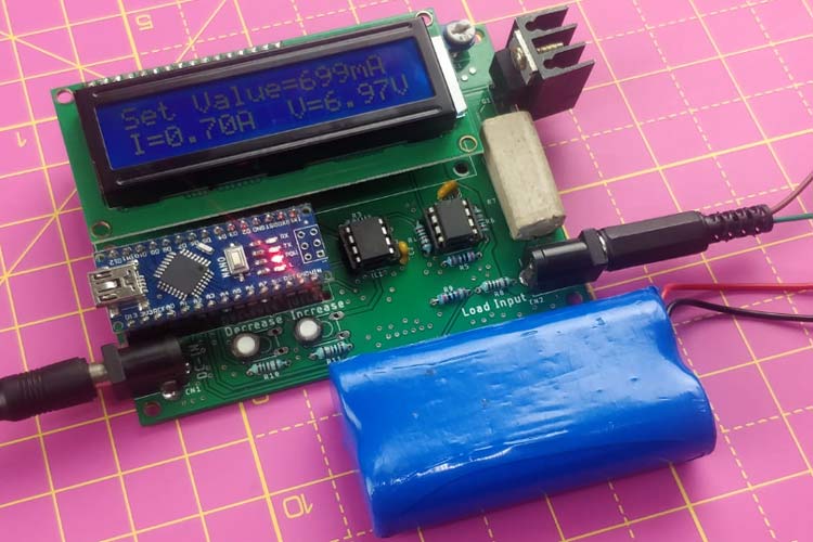 Adjustable Electronic DC Load using Arduino Adjustable Electronic DC Load using Arduino