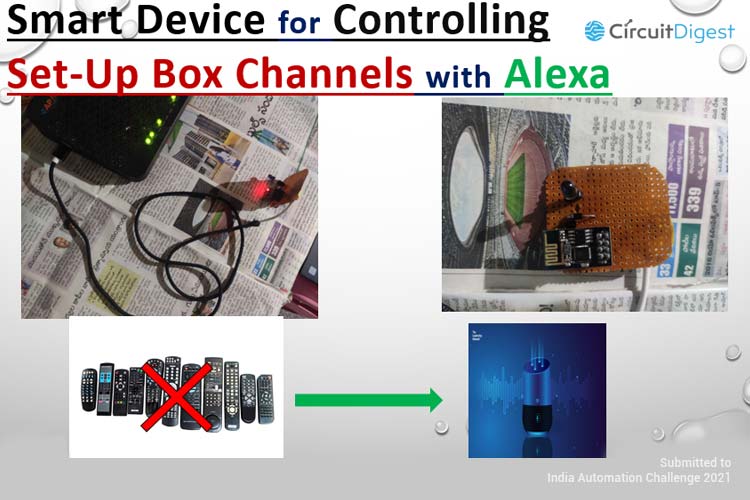 Arduino Based TV Remote Arduino Based TV Remote with Alexa