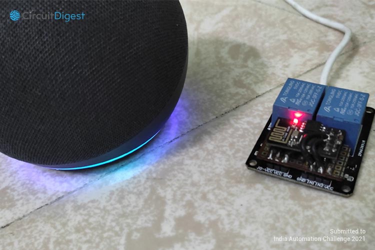 Alexa controlled Switch using ESP01 Alexa controlled Switch using ESP01