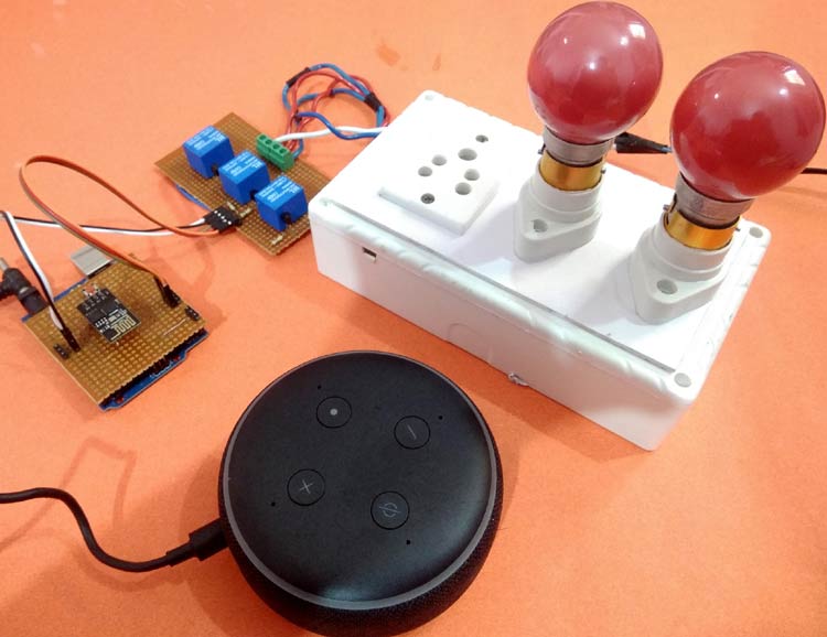 Alexa controlled Home Automation using Arduino and ESP-01 Wi-Fi Module Alexa controlled Home Automation using Arduino and ESP-01 Wi-Fi Module