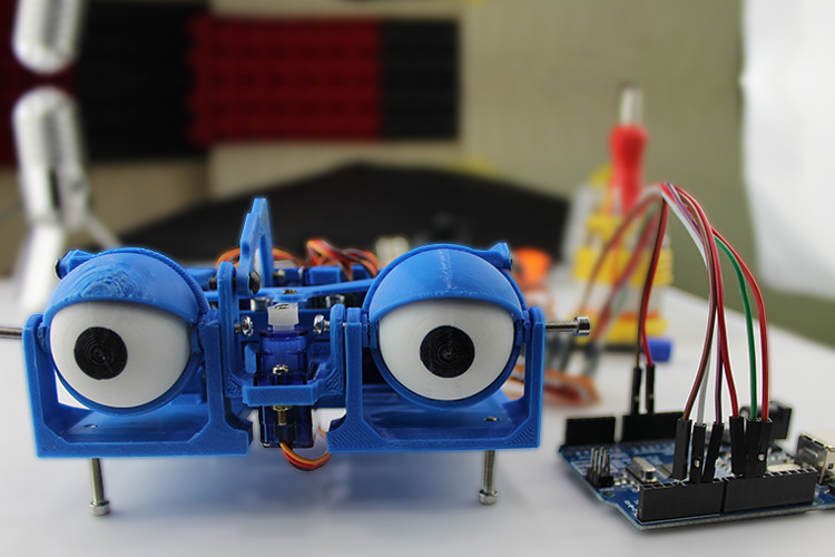 3D Printed Animatronic Eye with Arduino 3D Printed Animatronic Eye with Arduino