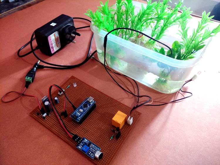 Arduino Controlled Water Fountain using Sound Sensor Arduino Controlled Water Fountain using Sound Sensor