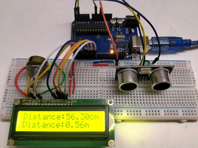 Distance Measurement using Arduino & Ultrasonic Sensor Distance Measurement using Arduino & Ultrasonic Sensor