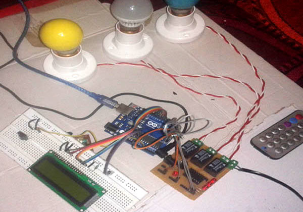 IR Remote Controlled Home Automation using Arduino IR Remote Controlled Home Automation using Arduino