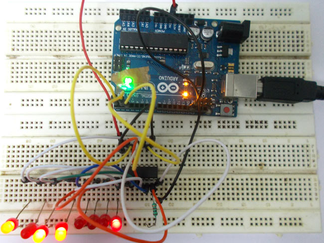 Arduino Uno Shift Register Tutorial Arduino Uno Shift Register Tutorial
